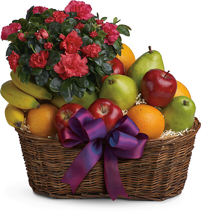 Fruits and Blooms Basket