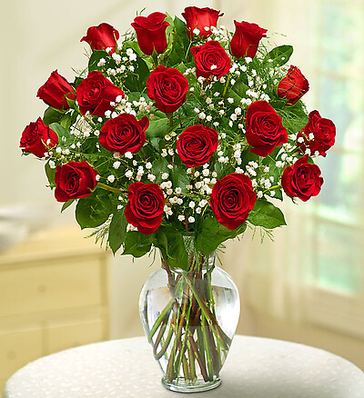 Rose Elegance&amp;trade; Premium Long Stem Red Roses