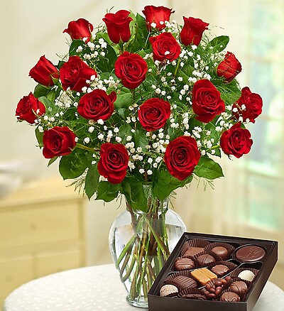 Rose Elegance&amp;trade; Premium Long Stem Red Roses