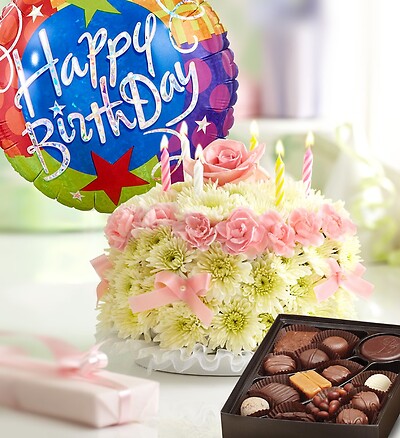Birthday Flower Cake&amp;reg; Pastel