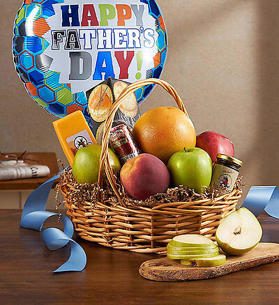 Fruit &amp;amp; Gourmet Basket for Dad