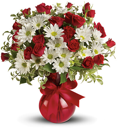 Red, White And You Bouquet