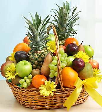 Deluxe All Fruit Basket for Sympathy