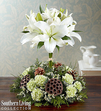 White Lily Topiary by Southern Living&amp;reg;